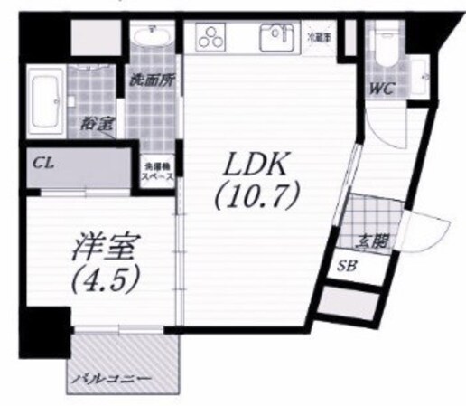 甲子園口駅 徒歩6分 5階の物件間取画像